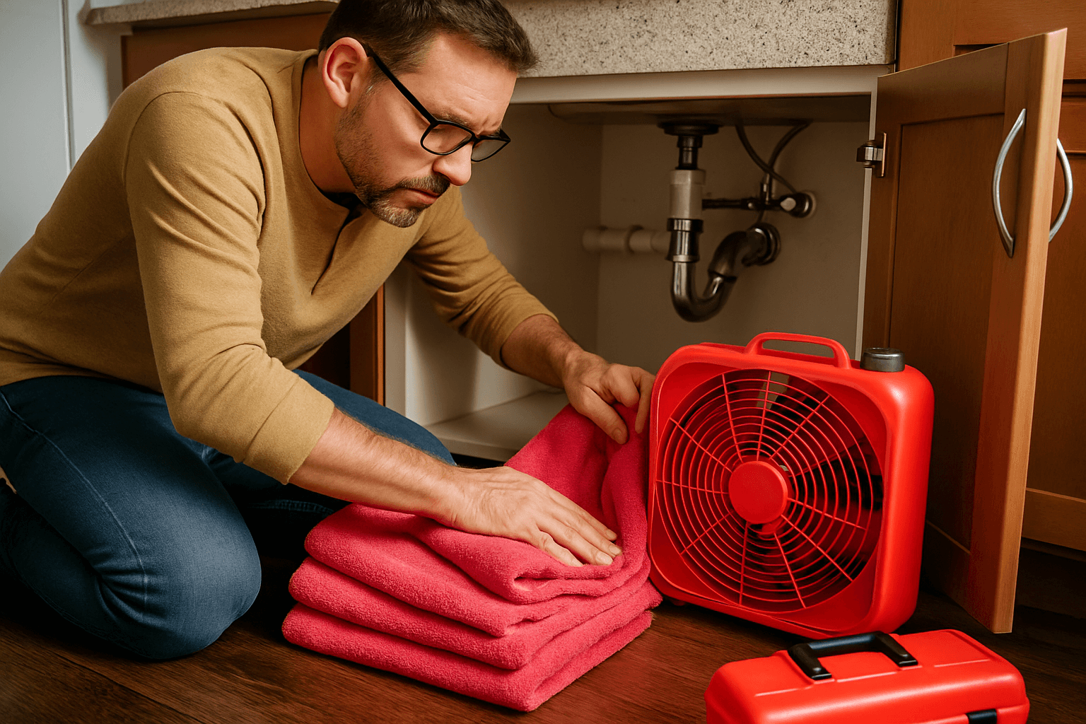 How to Dry Out a Small Water Leak Before It Gets Worse
