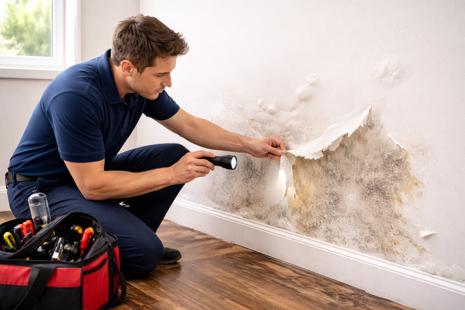 What Happens Inside Walls During the First 24 Hours After Water Exposure